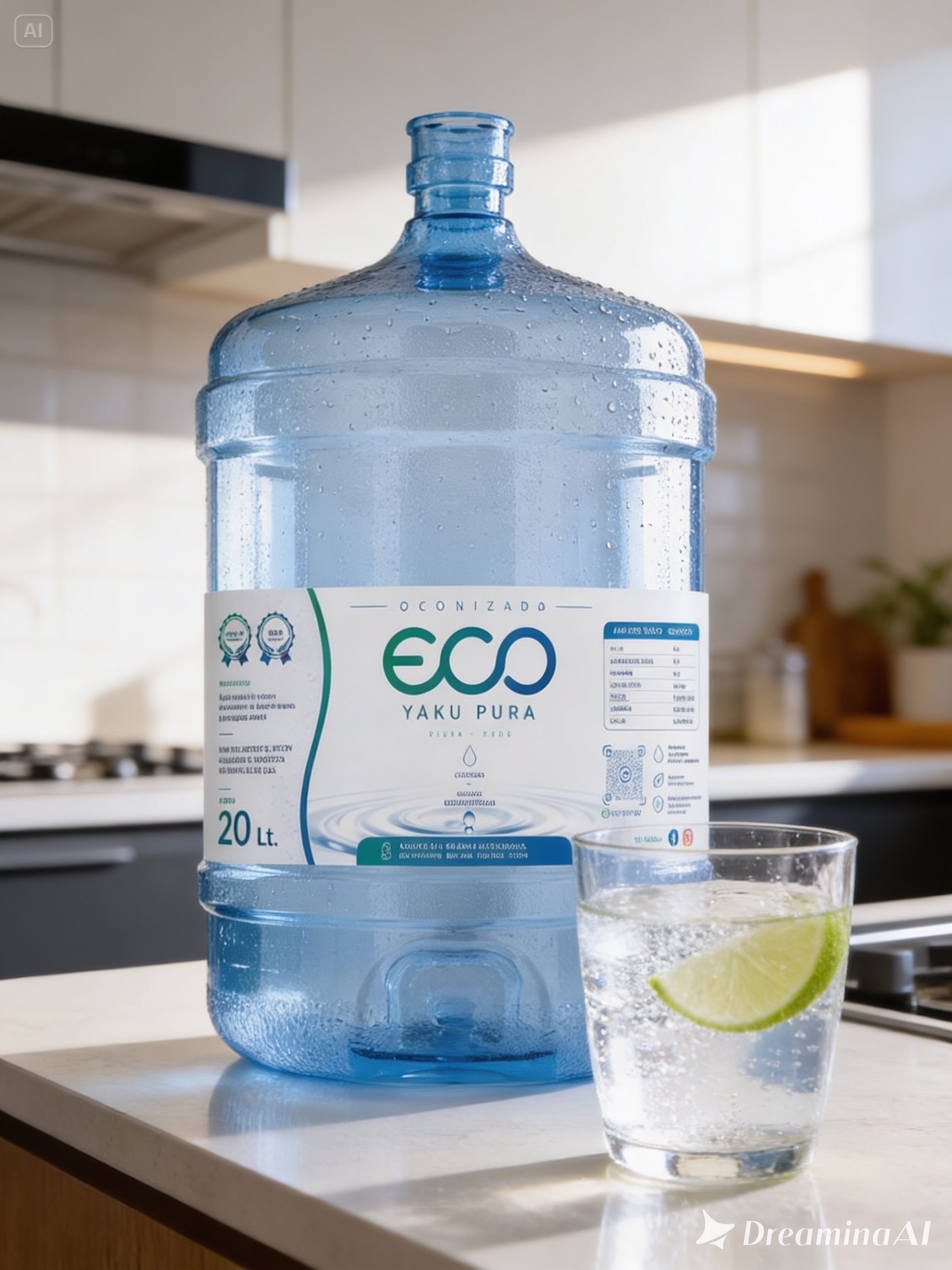 ECO YAKU — Bidón 20L agua ozonizada para hoteles, colegios y hogares en Piura