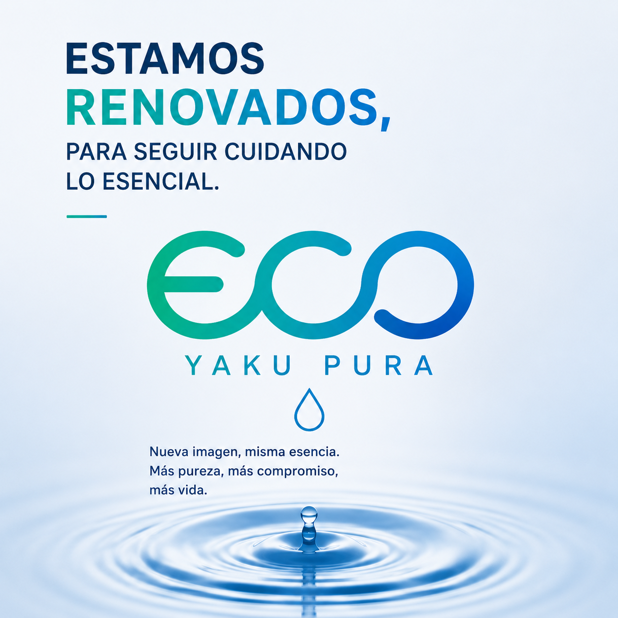 ECO YAKU — Estamos renovados, para seguir cuidando lo esencial. Nueva imagen, misma esencia.
